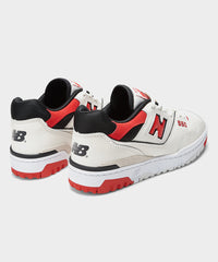 New Balance 550 in True Red and Black